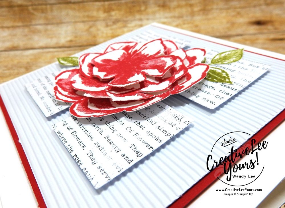 Sentimental Rose Easel, April 2019 Sentimental Rose Paper Pumpkin Kit, wendy lee, stampin up, SU, handmade cards, rubber stamps, stamping, kit, subscription, #creativeleeyours, creatively yours, creative-lee yours, mother's day, congratulations, thank you, birthday, wishes, video, bonus tutorial, fast & easy, DIY, #simplestamping, roses, distinktive, mom, paper crafting