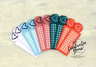In-Color Bookmark/Catalog Tabs by wendy lee, Stampin Up, #creativeleeyours, creatively yours, creative-lee yours, stamping, paper crafting, handmade, all occasion,  a good man stamp set, DSP, patternpaper, catalog kick off, in-colors, tutorial, tab punch