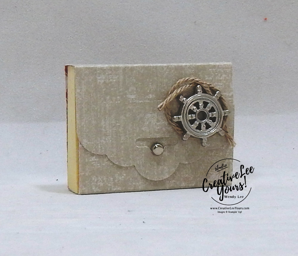 Mini Post-it by wendy lee,  stampin up, SU, stamping, papercrafting, #creativeleeyours, creativelyyours, creative-lee yours, sailing home stamp set,  SU, business opportunity, DIY, fellowship, rubber stamps, hand made, tutorial,  bingo event, friend, birthday, hello, nautical, masculine, journey, maritime, bingo, event