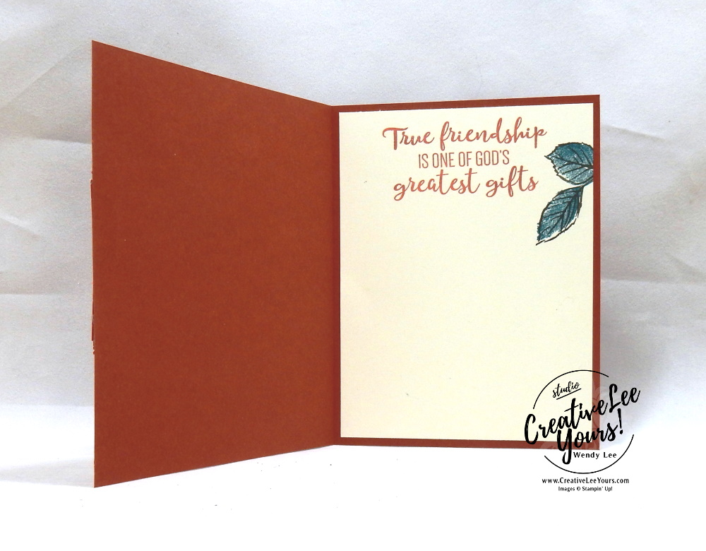 True Friendship by wendy lee, 2019 2020 annual catalog, 2019-2021 In Colors, club, Wendy Lee, stampin up, papercrafting, #creativeleeyours, creativelyyours, creative-lee yours, SU, pattern paper, accessories, 2 step stampng, 3 step stamping, rose, fall, flowers, stampin up, DSP, ink, new colors, tutorial