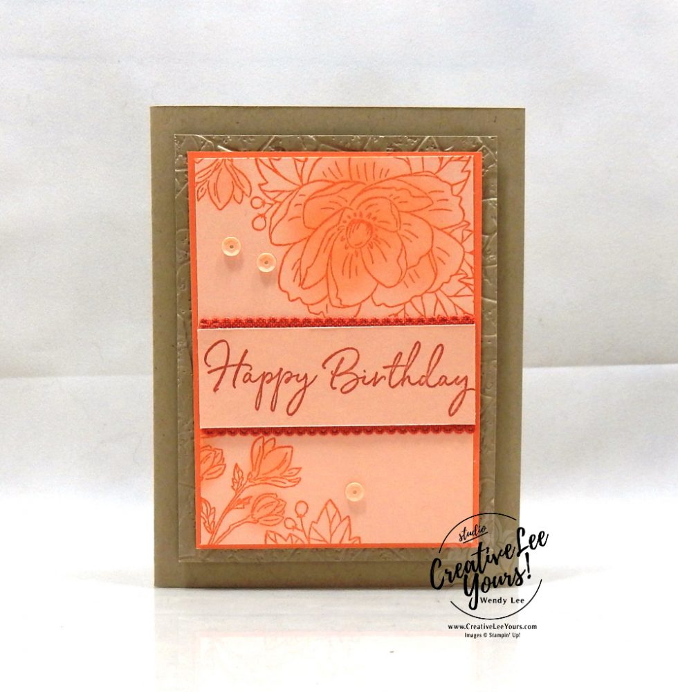 Lovely Birthday by Wendy Lee, February 2020 Paper Pumpkin Kit, lovely day, stampin up, handmade cards, rubber stamps, stamping, kit, subscription, #creativeleeyours, creatively yours, creative-lee yours, SU, wedding, birthday, cake, happy birthday to you stamp set, alternate, bonus tutorial, fast & easy, DIY, #simplestamping, card kit, flowers, paper crafts