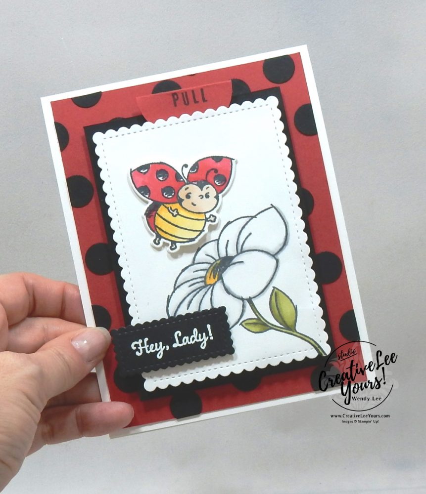 Magnetic slider by wendy lee, Stampin Up, promotion, sale-a-bration, SAB, #creativeleeyours, creatively yours, free products, stamping, paper crafting, handmade, mini trimmer, paper sampler, patternpaper, SU, SUO, creative-lee yours, Diemonds team, business opportunity, DIY, fellowship, paper crafts, saleabration celebration, free event, little ladybug, invitation, itty bitty birthdays, make a difference
