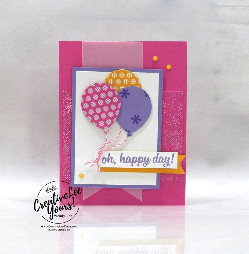 Happy Day Balloons by Wendy Lee, May 2020 Paper Pumpkin Kit, A kit in color, stampin up, handmade cards, rubber stamps, stamping, kit, subscription, #creativeleeyours, creatively yours, creative-lee yours, celebration, smile, thank you, birthday, love, congrats, rainbow, clouds, alternate, bonus tutorial, fast & easy, DIY, #simplestamping, card kit, subscription, craft kit, alternate, #papercrafts , #papercraft , #papercrafting , #papercraftingsupplies, #papercraftingisfun, #makeacardsendacard ,#makeacardchangealife , #paperpumpkin ,#paperpumpkinalternates , #paperpumpkinalternative ,#paperpumpkinalternatives, #papercraftingkit