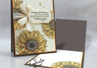 Wonderful Sunflowers by wendy lee, Celebrate Sunflowers stamp set, in color club, stampin up, stamping, SU, #creativeleeyours, creatively yours, creative-lee yours, #cardmaking, #handmadecard #rubberstamps #stamping, friend, celebration, congratulations, thank you, hello, birthday, stamping, DIY, paper crafts, #papercrafting , #papercraftingsupplies, #papercraftingisfun , #makeacardsendacard ,#makeacardchangealife, #tutorial ,#tutorials, fall, autumn