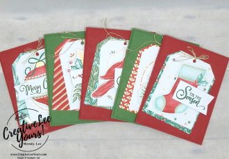 Tag Buffet Holiday cards by wendy lee, stampin up, stamping, SU, #creativeleeyours, creatively yours, creative-lee yours, #cardmaking #handmadecard #rubberstamps #stamping, friend, celebration, congratulations, thank you, hello, birthday, wedding, Christmas, online bingo, stamping, DIY, paper crafts, #papercrafting , #papercraftingsupplies, #papercraftingisfun , Tag Buffet stamp set, #makeacardsendacard ,#makeacardchangealife, ,#tutorial ,#tutorials, fast & easy, holiday