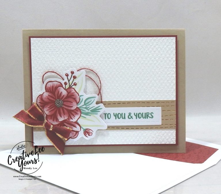 To You & Yours by Wendy Lee, October 2020 Paper Pumpkin Kit, Joy to the world, stampin up, handmade cards, rubber stamps, stamping, kit, subscription, #creativeleeyours, creatively yours, creative-lee yours, celebration, smile, thank you, birthday, Christmas, flowers, congrats, wreath, joy, peace, love, bonus tutorial, fast & easy, DIY, #simplestamping, card kit, subscription, craft kit, #paperpumpkinalternates , #paperpumpkinalternative ,#paperpumpkinalternatives, #papercraftingkit