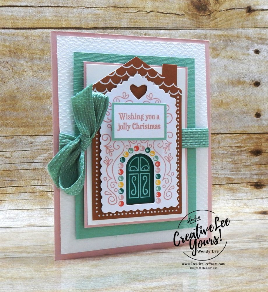 Jolly Christmas by Wendy Lee, November 2020 Paper Pumpkin Kit, Jolly Gingerbread, stampin up, handmade cards, gift card holder, candy embellishments, peppermint, rubber stamps, stamping, kit, subscription, #creativeleeyours, creatively yours, creative-lee yours, celebration, smile, thank you, birthday, Christmas, flowers, congrats, gingerbread, house, love, bonus tutorial, fast & easy, DIY, #simplestamping, card kit, subscription, craft kit, #paperpumpkinalternates , #paperpumpkinalternative ,#paperpumpkinalternatives, #papercraftingkit