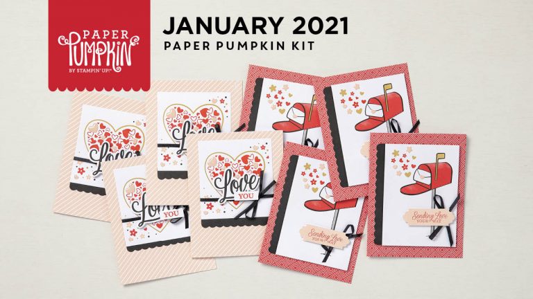 Wendy Lee, January 2021 Paper Pumpkin Kit, stampin up, handmade cards, rubber stamps, stamping, kit, subscription, #creativeleeyours, creatively yours, creative-lee yours, celebration, smile, thank you, birthday, sorry, thinking of you, love, congrats, lucky, feel better, sympathy, get well, grateful, comfort, encouragement, love, hearts, valentine, anniversary, wedding, bonus tutorial, fast & easy, DIY, #simplestamping, card kit, subscription, craft kit, snail, video