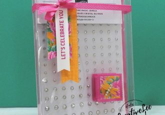 Team Gift Box by wendy lee, Diemonds team gifts, team advancement, team promotion, stampin up, stamping, handmade, SU, #creativeleeyours, creatively yours, creative-lee yours, SU cards, business opportunity, #makemoneyathome, congrats, itty bitty birthdays stamp set, dragonfly, flowers for every season