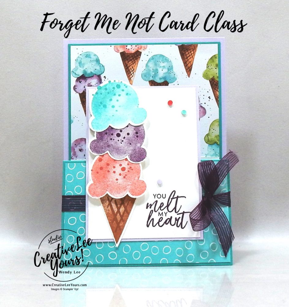 Melt My Heart Double Easel by wendy lee, Sweet Ice Cream stamp set, stampin up, stamping, SU, #creativeleeyours, creatively yours, creative-lee yours, #cardmaking, #handmadecard, #rubberstamps #stamping, friend, thinking of you, thank you, stamping, DIY, paper crafts, #papercrafting , #papercraftingsupplies, #papercraftingisfun , FMN, forget me not, ,#cardclub ,#cardclasses ,#onlinecardclasses ,#funfoldcards ,#funfoldcard ,#tutorial ,#tutorials ,#makeacardsendacard ,#makeacardchangealife, ,#tutorial ,#tutorials, ice cream, fun fold, #simplestamping, ,#SAB, #saleabration,