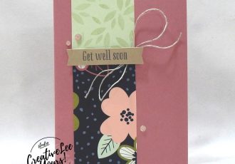 Get Well Soon by Wendy Lee, December 2020 Paper Pumpkin Kit, Beary Comforting, stampin up, handmade cards, rubber stamps, stamping, kit, subscription, #creativeleeyours, creatively yours, creative-lee yours, celebration, smile, thank you, birthday, get well, thinking of you,, congrats, koala, bear, racoon, bonus tutorial, fast & easy, DIY, #simplestamping, card kit, subscription, craft kit, #paperpumpkinalternates , #paperpumpkinalternative ,#paperpumpkinalternatives, #papercraftingkit