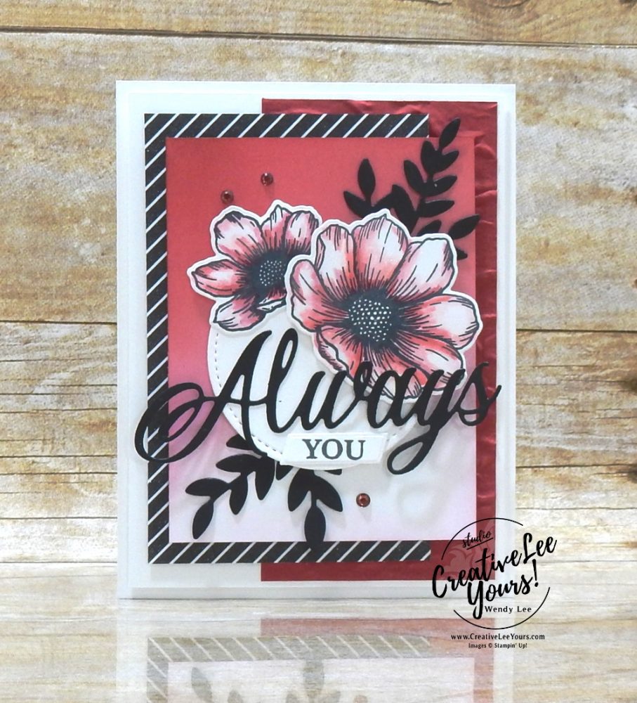 Coloring-Blender Pen & Ink by Wendy Lee, stampin Up, SU, #creativeleeyours, handmade card, friend, celebration , sympathy, thinking of you, thank you, birthday, anniversary, love, stamping, creatively yours, creative-lee yours, DIY, papercrafts, rubberstamps, #stampinupdemonstrator , #papercrafts , #papercraft , #papercrafting , #papercraftingsupplies, #papercraftingisfun, Facebook live, video , forever and always stamp set, ,#tutorial ,#tutorials, ,#technique ,#techniques, #blendingbrushes, #blenderpenandink, #coloring, old world paper, forever flourish, stitched shapes