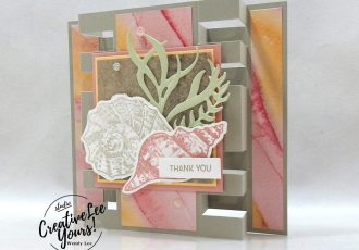Tower Card Fun Fold by wendy lee, Friends are like Seashells stamp set, stampin up, stamping, SU, #creativeleeyours, creatively yours, creative-lee yours, #cardmaking, #handmadecard, #rubberstamps #stamping, friend, thinking of you, sympathy, thank you, birthday, love, anniversary, stamping, DIY, paper crafts, #papercrafting , #papercraftingsupplies, #papercraftingisfun , FMN, forget me not, ,#cardclub ,#cardclasses ,#onlinecardclasses , tutorial ,#tutorials ,#funfoldcards ,#funfoldcard ,#makeacardsendacard ,#makeacardchangealife, #technique ,#techniques, seashells