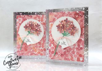Beautiful Mercury Glass Acetate Card by Wendy Lee, stampin Up, SU, #creativeleeyours, handmade card, friend, celebration , birthday, congrats, friend, birthday, Mothers Day, stamping, creatively yours, creative-lee yours, DIY, papercrafts, rubberstamps, #stampinupdemonstrator , #papercrafts , #papercraft , #papercrafting , #papercraftingsupplies, #papercraftingisfun, video , Hydrangea Haven stamp set, #tutorial ,#tutorials, thank you, #live, Facebook live, hydrangea hill, Acetate card, Mercury glass acetate, Dandy wishes