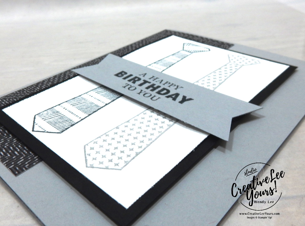 Simple Masculine Birthday by Wendy Lee, Handsomely Suited stamp set, stampin up, stamping, SU, #creativeleeyours, creatively yours, creative-lee yours, #cardmaking #handmadecard #rubberstamps #stamping, friend, celebration, congratulations, thank you, hello, birthday, warm wishes, Fathers Day, stamping, DIY, paper crafts, #papercrafting , #papercraftingsupplies, #papercraftingisfun , #makeacardsendacard ,#makeacardchangealife, #diemondsteam, #businessopportunity, #diemondsteammeeting, masculine,#wellsuited