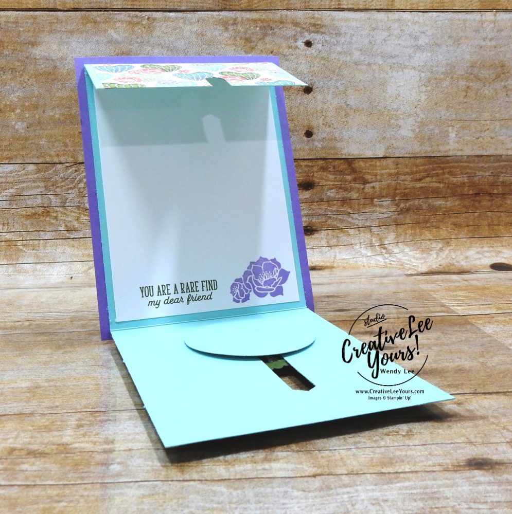 Vertical Sliding Lock Fun Fold by Wendy Lee, stampin Up, SU, #creativeleeyours, handmade card, friend, celebration , birthday, congrats, friend, birthday, stamping, creatively yours, creative-lee yours, DIY, papercrafts, rubberstamps, #stampinupdemonstrator , #papercrafts , #papercraft , #papercrafting , #papercraftingsupplies, #papercraftingisfun, video , handsomely suited stamp set, Well Suited,#tutorial ,#tutorials, thank you, #live, Facebook live, #thankyoucard, #slidinglock, #freeasabird, #floweringcactus, #productmedley, #funfold, ,#funfoldcards ,#funfoldcard ,#tutorial ,#tutorials