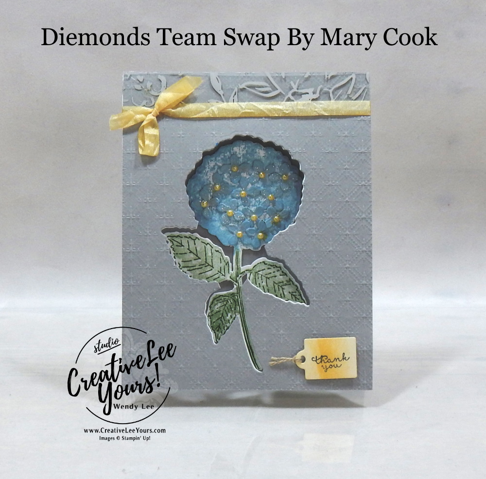 Tri-Fold Window Fun Fold by Mark Cook, Wendy Lee, Hydrangea Haven stamp set, Hydrangea Hill, stampin up, stamping, SU, #creativeleeyours, creatively yours, creative-lee yours, #cardmaking #handmadecard #rubberstamps #stamping, friend, celebration, congratulations, thank you, hello, birthday, warm wishes, Mothers Day, stamping, DIY, paper crafts, #papercrafting , #papercraftingsupplies, #papercraftingisfun , #makeacardsendacard ,#makeacardchangealife, #diemondsteam, #businessopportunity, #diemondsteamswap, flowers, fun fold