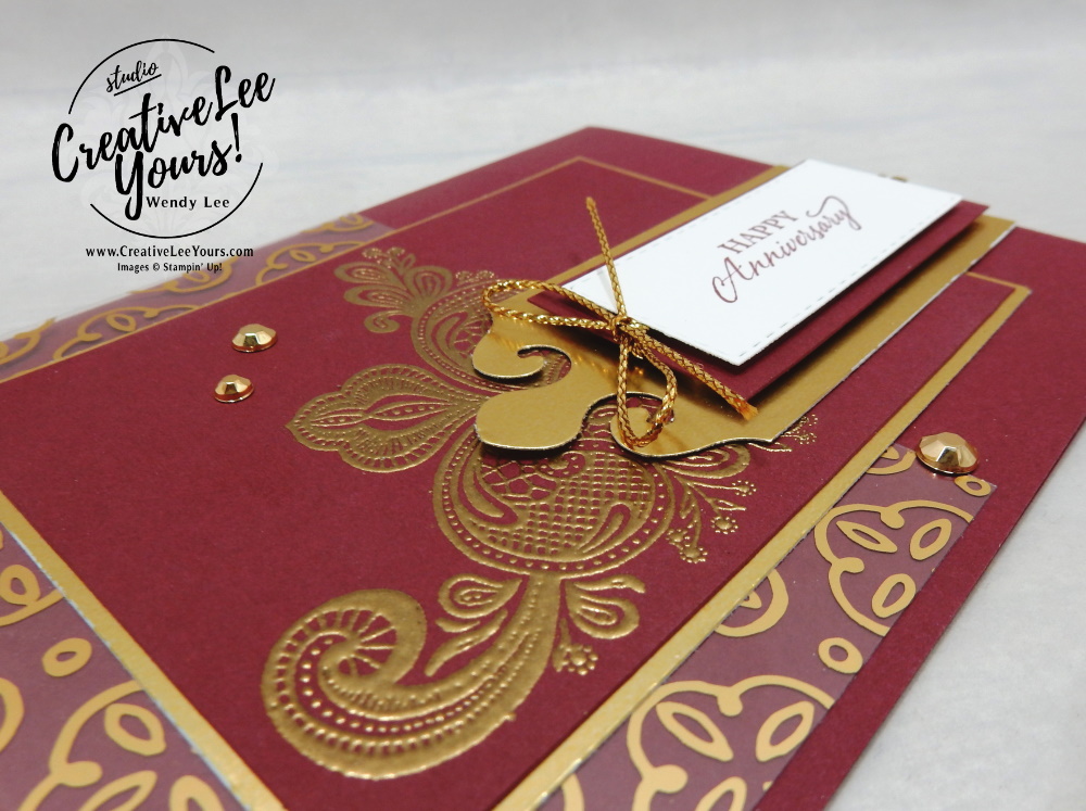 Elegant Anniversary by wendy lee, extend punch, embossing, #creativeleeyours, creatively yours, creative-lee yours, DIY, SU, rubber stamps, class, thank you, birthday, elegantly said stamp set, friend, anniversary, wedding, #stampinup, #stampinupdemonstrator, #cardmaking, #handmadecard, #rubberstamps, #stamping,#tutorial ,#tutorials, #papercrafts , #papercraft , #papercrafting , #papercraftingsupplies, #papercraftingisfun, #papercraftingideas, #makeacardsendacard ,#makeacardchangealife, Facebook live, video