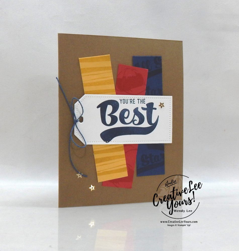 You’re The best by Wendy Lee, May 2021 Paper Pumpkin Kit, stampin up, handmade cards, rubber stamps, stamping, kit, subscription, #creativeleeyours, creatively yours, creative-lee yours, celebration, smile, thank you, birthday, sorry, thinking of you, love, congrats, lucky, feel better, sympathy, get well, grateful, comfort, encouragement, hearts, anniversary, wedding, bonus tutorial, fast & easy, DIY, #simplestamping, card kit, subscription, craft kit, baseball, #paperpumpkinalternates , #paperpumpkinalternative ,#paperpumpkinalternatives, #papercraftingkit,#batterup, masculine