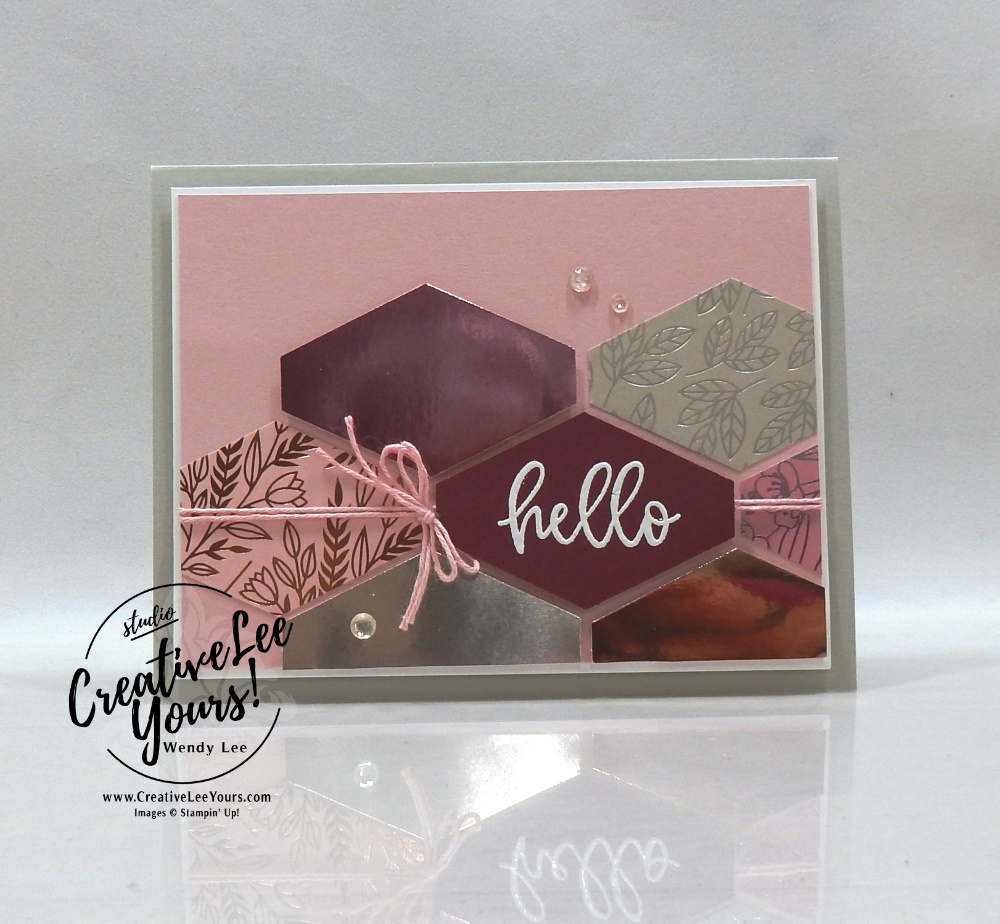 Tile Background by wendy lee, #creativeleeyours, creatively yours, creative-lee yours, DIY, SU, rubber stamps, class, thank you, birthday, Biggest Wish stamp set, friend, birthday, anniversary, wedding, #stampinup, #stampinupdemonstrator, #cardmaking, #handmadecard, #rubberstamps, #stamping,#tutorial ,#tutorials, #papercrafts , #papercraft , #papercrafting , #papercraftingsupplies, #papercraftingisfun, #papercraftingideas, #makeacardsendacard ,#makeacardchangealife, Facebook live, video, ,#cardclasses ,#onlinecardclasses #technique ,#techniques, #tailoredtagpunch, #tiledbackground, #simplestamping, #loveyoualways