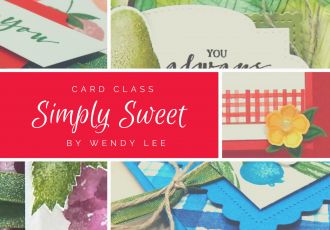 Simply Sweet card class with Wendy Lee, stampin Up, SU, #creativeleeyours, handmade card, friend, celebration , birthday, congrats, hello, fruit, berries, sweet strawberry stamp set, berry blessings stamp set, SAB, stamping, creatively yours, creative-lee yours, DIY, papercrafts, rubberstamps, #stampinupdemonstrator , #papercrafts , #papercraft , #papercrafting , #papercraftingsupplies, #papercraftingisfun, #tutorial ,#tutorials, thank you, berry delightful, blueberries, raspberries, pears, blackberries, card class to go