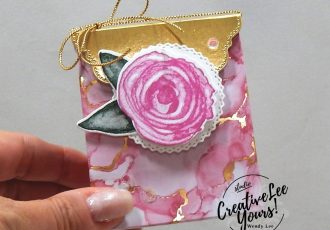 Flat Fold Gift Bag by Wendy Lee, All star tutorial bundle, #wendylee , #creativeleeyours , #stampinup , #su , #stampinupdemonstrator , #cardmaking, #handmadecard, #rubberstamps, #stamping, #cardclass, # cardclasses ,#onlinecardclasse,#tutorial ,#tutorials #DIY, #papercrafts , #papercraft , #papercrafting , #papercraftingsupplies, #papercraftingisfun, #papercraftingideas, #makeacardsendacard ,#makeacardchangealife, #subscription, #product suites, Expressions In Ink Suite, Bloom Where You Are Planted Suite, You’re A Peach Suite, Blackberry beauty Suite, Sweet Symmetry Suite, Hand Penned Suite, #allstardesignteambloghop