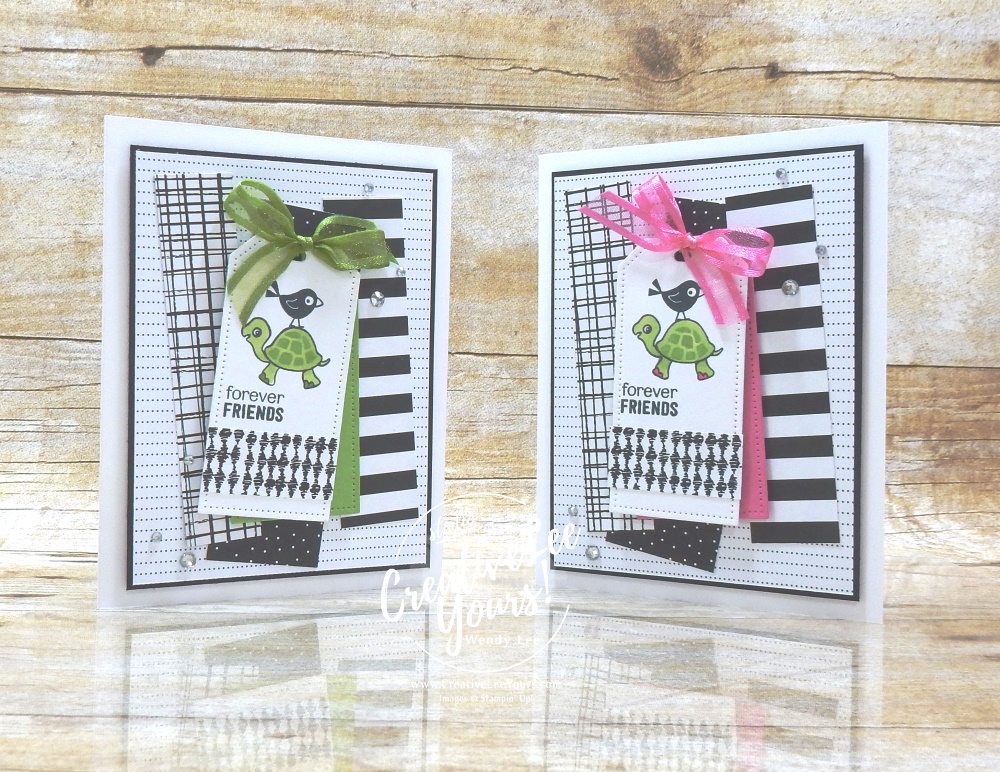Forever Friends by wendy lee, #creativeleeyours, creatively yours, creative-lee yours, DIY, SU, rubber stamps, class, thank you, birthday, Turtle Friends stamp set, friend, birthday, anniversary, wedding, #stampinup, #stampinupdemonstrator, #cardmaking, #handmadecard, #rubberstamps, #stamping,#tutorial ,#tutorials, #papercrafts , #papercraft , #papercrafting , #papercraftingsupplies, #papercraftingisfun, #papercraftingideas, #makeacardsendacard ,#makeacardchangealife, Facebook live, video,#cardclasses ,#onlinecardclasses, #2stepstamping, #patternpartyDSP, #patternpaper