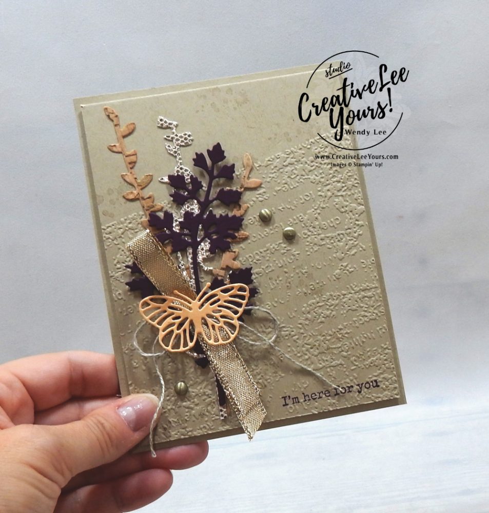 Here For You Collage by wendy lee, #creativeleeyours, creatively yours, creative-lee yours, DIY, SU, rubber stamps, class, thank you, birthday, Beauty of Tomorrow stamp set, friend, birthday, thinkg of you, #stampinup, #stampinupdemonstrator, #love, #cardmaking, #handmadecard, #rubberstamps, #stamping,#tutorial ,#tutorials, #papercrafts , #papercraft , #papercrafting , #papercraftingsupplies, Cork Paper, #papercraftingisfun, #papercraftingideas, #makeacardsendacard ,#makeacardchangealife, video,#cardclasses ,#onlinecardclasses, #livepapercrafting, #facebooklive, #card, #friend, be dazzling, #videotutorial,#funfoldcards ,#funfoldcard, #masculine, #SAB, #saleabration, #collagecard, #sympathy, #beautyoftomorrow, #meadowdies, fall, autumn, nature