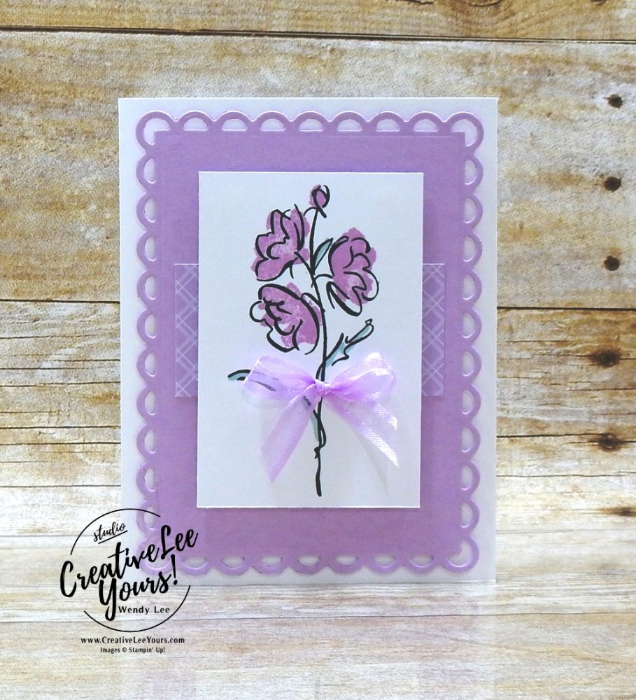 Contour Flowers by Wendy Lee, #creativeleeyours , #stampinup , #su , #stampinupdemonstrator , #cardmaking, #handmadecard, #rubberstamps, #stamping, #DIY, #papercrafts , #papercraft , #papercrafting , #papercraftingsupplies, #papercraftingisfun, #papercraftingideas, #makeacardsendacard ,#makeacardchangealife , color and contour stamp set, scallop contour, flowers, friend, thinking of you, support, sympathy, coloring with blends, ,#tutorial ,#tutorials ,#technique ,#techniques, #incolorclub