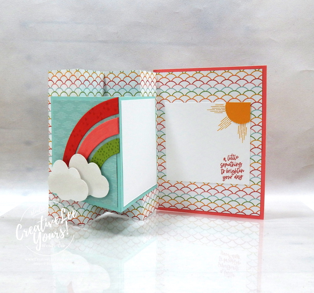 Using DSP For Your Card Base by wendy lee, Rainbow Of Happiness stamp set, Sweet Conversations stamp set, #creativeleeyours , #stampinup , #su , #stampinupdemonstrator , #cardmaking, #handmadecard, #rubberstamps, #stamping, #DIY, #papercrafts , #papercraft , #papercrafting , #papercraftingsupplies, #papercraftingisfun, #papercraftingideas, #makeacardsendacard ,#makeacardchangealife , #tutorial ,#tutorials , #livepapercrafting, #facebooklive, #freecardclass, #rainbowofhappiness #SAB, #saleabration, #sunshineandrainbows, #patternpaper, #funfoldcards, #sweettalk, #sweetconversations, #conversationhearts