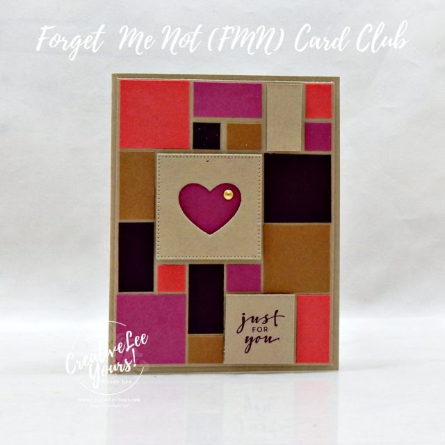 Just for you mosaic by wendy lee, charming sentiments stamp set, #wendylee , #creativeleeyours , #stampinup , #stampinupdemonstrator , #cardmaking, #handmadecard, #rubberstamps, #stamping, #cardclass ,#cardclub ,#cardclasses ,#onlinecardclasses ,#funfoldcards ,#funfoldcard ,#tutorial ,#tutorials ,#technique ,#techniques ,#fmn ,#forgetmenot, ,#DIYcards, #DIYcardmaking, #cardmaker, #papercrafts , #papercraft , #papercrafting , #papercraftingsupplies, #papercraftingisfun, #papercraftingideas, #makeacardsendacard ,#makeacardchangealife ,#creativeleeyourscommunity, #craftwithwendy