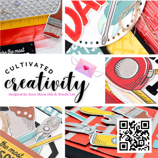 Sneal peek image of the projects for the April 2024 Cultivated Creativity DIY paper crafting kit