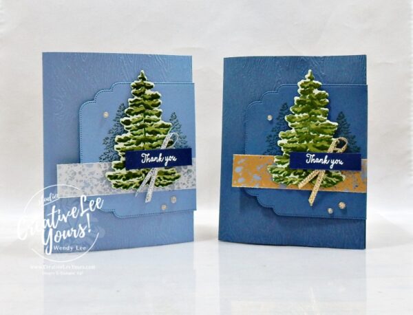 View of Create a Stunning Tri-Fold Thank You Card (Video) - Creativelee Yours