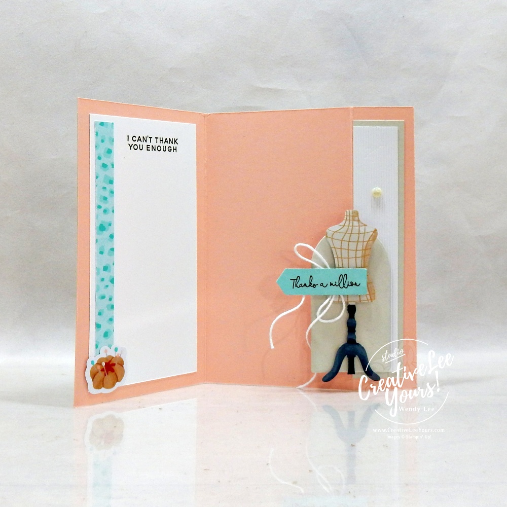 Easy hinge fun fold card featuring Hobby Haven paper, arch die-cut panel, ephemera accents, and Banner Sayings sentiment.