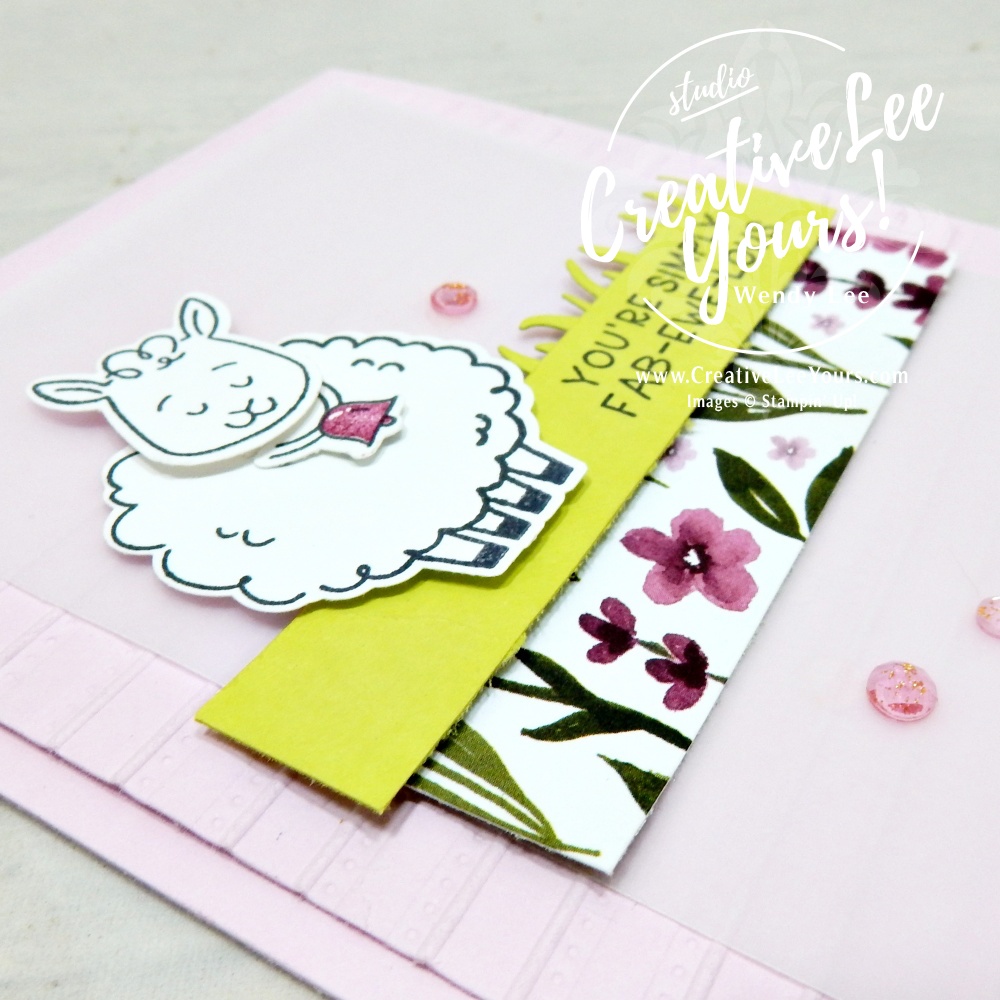 simple handmade card with vellum, embossing, and layered paper