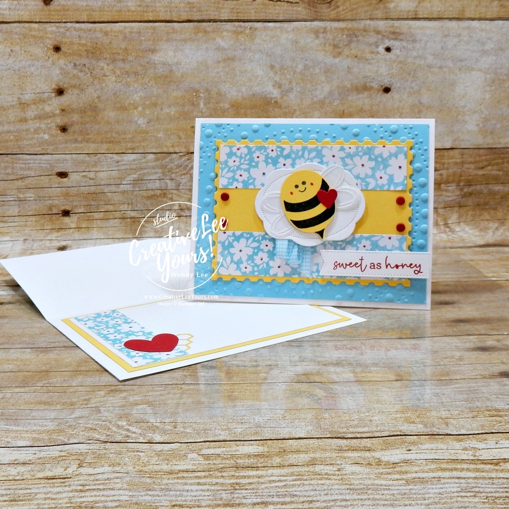 simple layered handmade card layout idea using designer paper