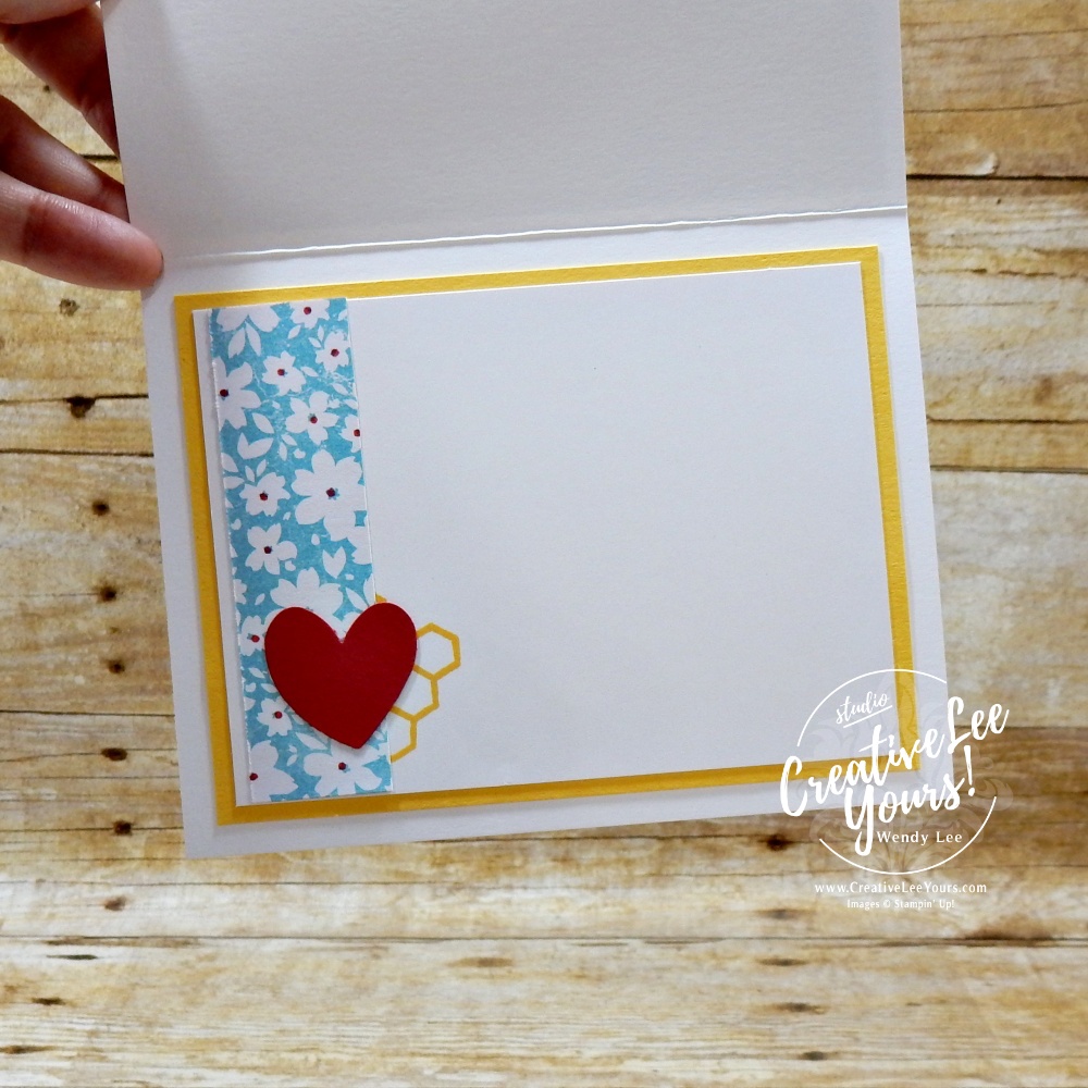 simple layered handmade card layout idea using designer paper