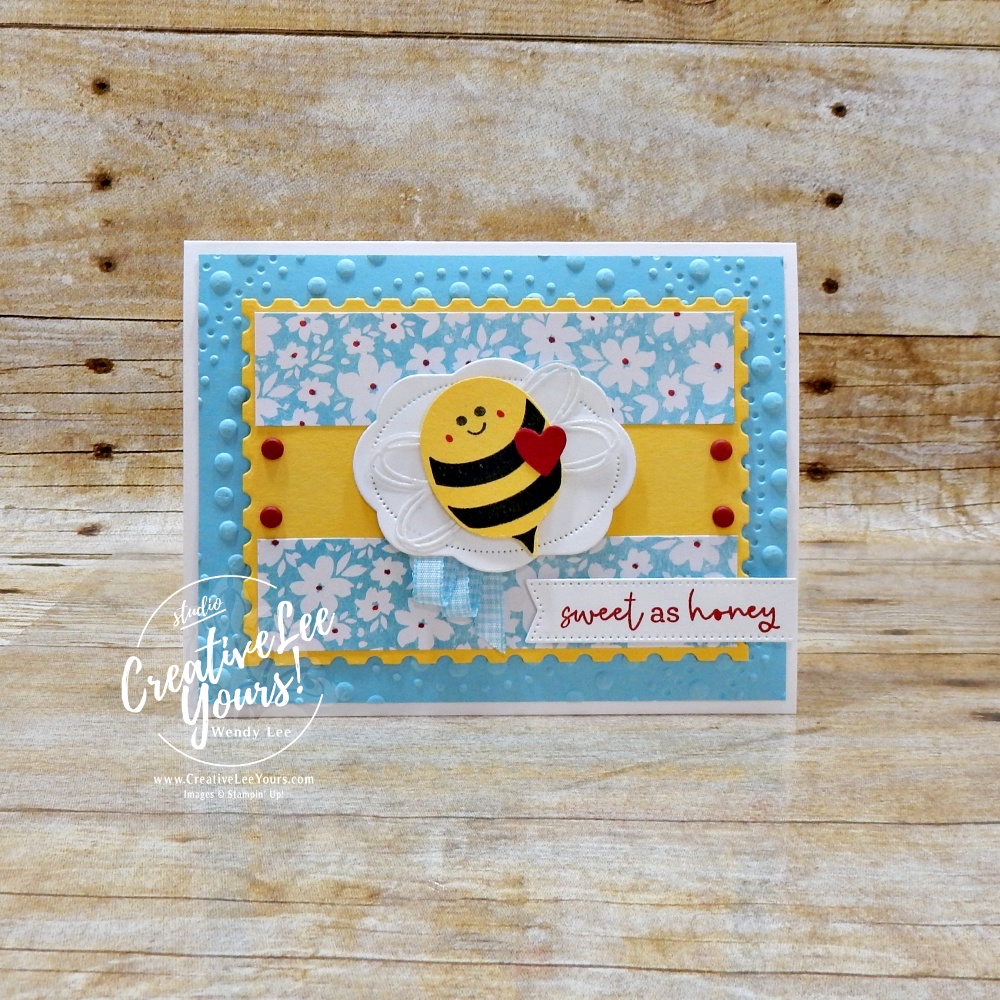 simple layered handmade card layout idea using designer paper