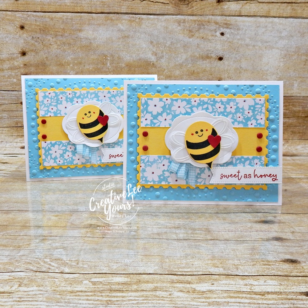 simple layered handmade card layout idea using designer paper