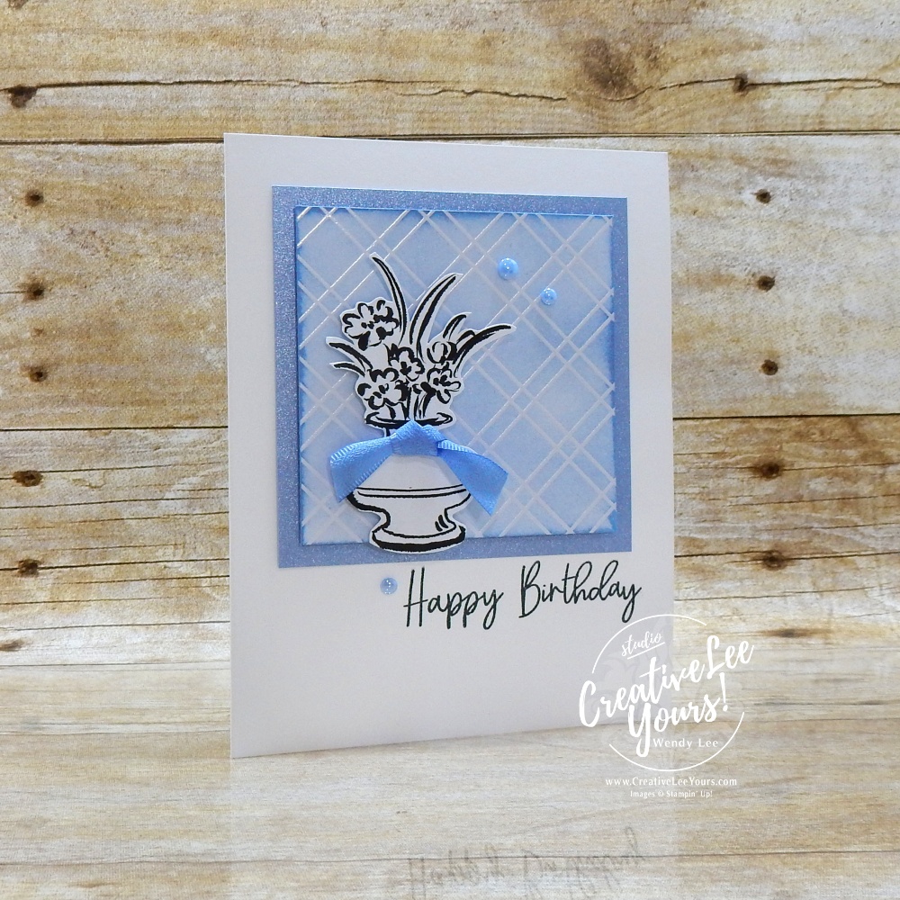 handmade cards using new Stampin Up colors with layered square design