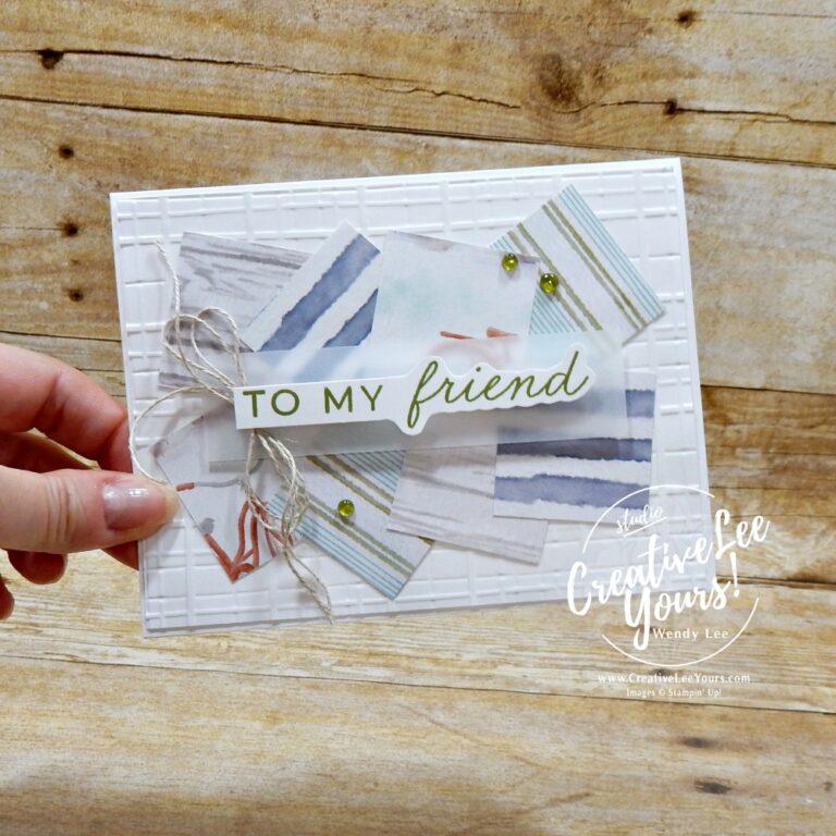 Three handmade birthday cards featuring mixed Designer Series Paper patterns, embossed backgrounds, and coordinating sentiments created from one simple card layout.
