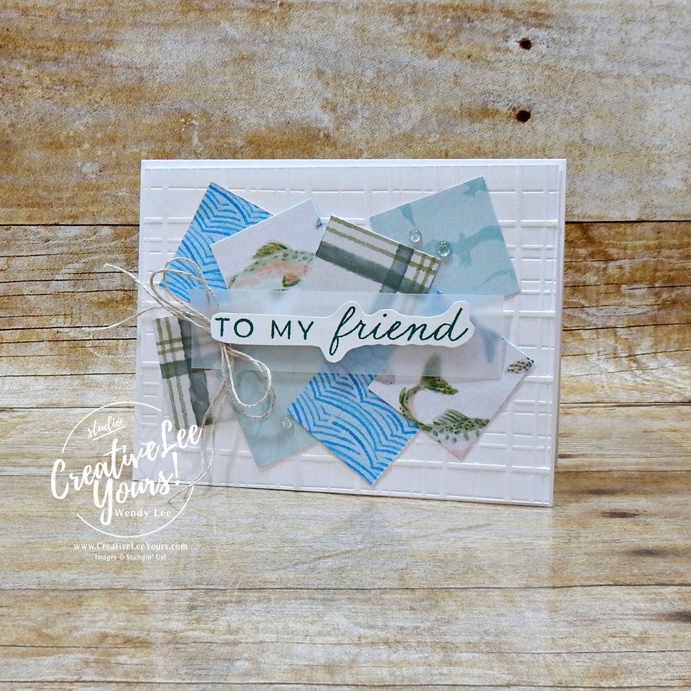 Three handmade birthday cards featuring mixed Designer Series Paper patterns, embossed backgrounds, and coordinating sentiments created from one simple card layout.