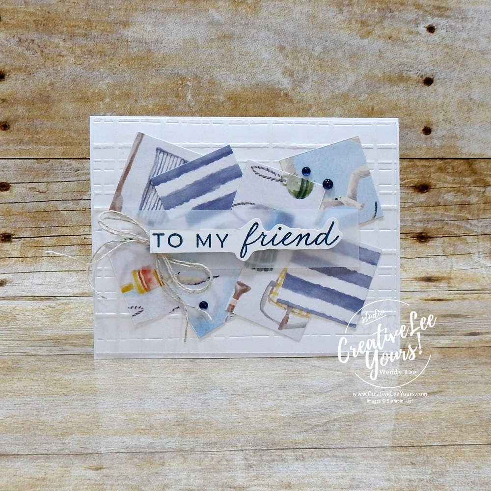 Three handmade birthday cards featuring mixed Designer Series Paper patterns, embossed backgrounds, and coordinating sentiments created from one simple card layout.